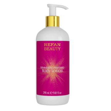 Cosmetics with perfume fragrances Shimmering perfumed body lotion REFAN